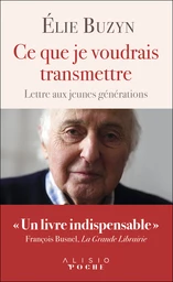 Ce que je voudrais transmettre 