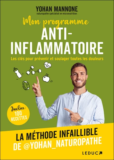 Mon programme anti-inflammatoire - Yohan Mannone - Éditions Leduc