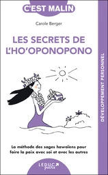 Les secrets de l'ho'oponopono, c'est malin - NE 15 ans