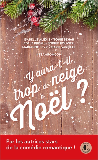 Y aura-t-il trop de neige à Noël ? - Marie Vareille, Sophie Rouvier, Isabelle Alexis, Tonie Behar, Marianne Levy, Adèle Bréau - Éditions Charleston