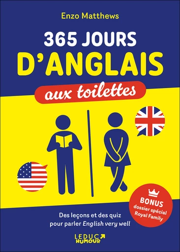 365 jours d'anglais aux toilettes - Enzo Matthews - Éditions Leduc